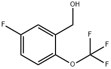 5-Fluoro-2-(trifluoromethoxy)benzylalcohol Struktur