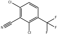 2,6-Dichloro-3-(trifluoroMethyl)benzonitrile, JRD, 97% Struktur