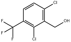 2,6-Dichloro-3-(trifluoromethyl)benzyl alcohol Structure