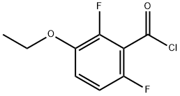 3-Ethoxy-2,6-difluorobenzoylchloride Struktur