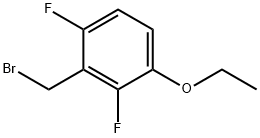 3-Ethoxy-2,6-difluorobenzylbromide Struktur