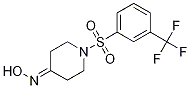 1-(3-(trifluoroMethyl)phenylsulfonyl)piperidin-4-one oxiMe Struktur