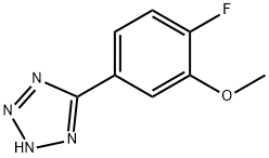 5-(4-Fluoro-3-Methoxyphenyl)-2H-tetrazole Structure