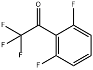 1-(2,6-Difluorophenyl)-2,2,2-trifluoroethan-1-one Struktur