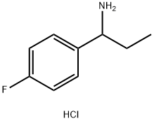 1-(4-FLUORO-PHENYL)-PROPYLAMINE HYDROCHLORIDE Struktur