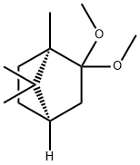 Bicyclo2.2.1heptane, 2,2-dimethoxy-1,7,7-trimethyl-, (1R,4R)- Structure