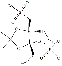 (+)-2,3-O-ISOPROPYLIDENE-D-THREITOL 1,4-DIMETHANE SULFONATE Structure