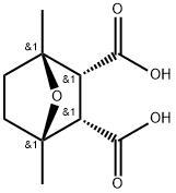 (1R,4S,5R,6S)-1,4-dimethyl-7-oxabicyclo[2.2.1]heptane-5,6-dicarboxylic acid 结构式