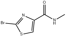 2-BroMo-N-Methyl-1,3-thiazole-4-carboxaMide Struktur