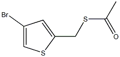 2-(AcetylthioMethyl)-4-broMothiophene Structure