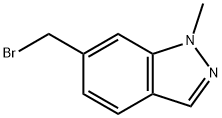 1-甲基-6-(溴甲基)-1H-吲唑,1092961-01-7,结构式