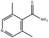3,5-Dimethylthioisonicotinamide 化学構造式