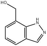 1H-吲唑-7-甲醇, 1092961-09-5, 结构式
