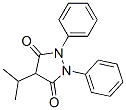 4-Isopropyl-1,2-diphenylpyrazolidine-3,5-dione Struktur