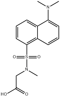 丹磺基肌氨酸,1093-96-5,结构式