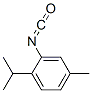 Benzene, 2-isocyanato-4-methyl-1-(1-methylethyl)- (9CI) 结构式