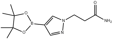 1093307-34-6 4-(4,4,5,5-四甲基-1,3,2-二噁硼烷-2-基)-1H-吡唑-1-丙酰胺