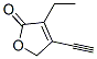 2(5H)-Furanone, 3-ethyl-4-ethynyl- (9CI) 结构式