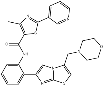 SRT2104 (GSK2245840) Struktur