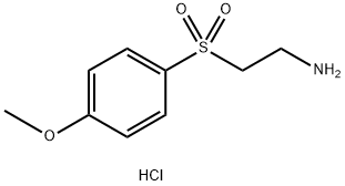 2-(4-Methoxy-benzenesulfonyl)-ethylaminehydrochloride Struktur