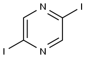 2,5-Diiodopyrazine Struktur