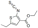 3-Thiophenecarboxylicacid,5-ethyl-2-isothiocyanato-,ethylester(9CI),109343-21-7,结构式