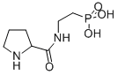 (2-((2-Pyrrolidinylcarbonyl)amino)ethyl)phosphonic acid,109345-53-1,结构式