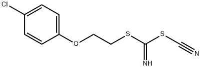 [(4-CHLOROPHENOXY)METHYL] METHYL CYANOCARBONIMIDODITHIOATE Structure