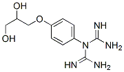 1-carbamimidoyl-1-[4-(2,3-dihydroxypropoxy)phenyl]guanidine 结构式