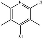 2,4-DICHLORO-3,5,6-TRIMETHYLPYRIDINE 化学構造式