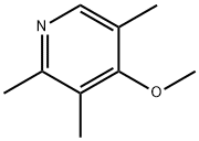 4-methoxy-2,3,5-trimethylpyridine 化学構造式