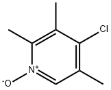 4-氯-2,3,5-三甲基吡啶-1-氧化物 结构式