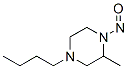 Piperazine, 4-butyl-2-methyl-1-nitroso- (9CI) Structure