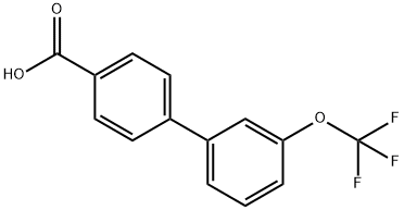 3'-Trifluoromethoxy-biphenyl-4-carboxylic acid Structure