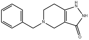 5-benzyl-1,2,4,5,6,7-hexahydropyrazolo[4,3-c]pyridin-3-one Structure