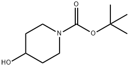 N-BOC-4-Hydroxypiperidine Struktur