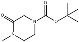 1-甲基-4-BOC-哌嗪酮,109384-26-1,结构式