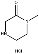 1-METHYL-PIPERAZIN-2-ONE HYDROCHLORIDE 化学構造式