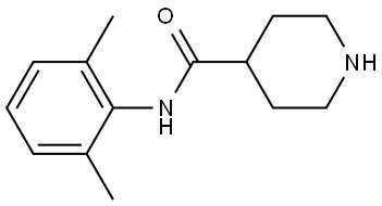 N-(2,6-dimethylphenyl)piperidine-4-carboxamide Struktur