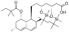 3,5-Bis(tert-butyldimethylsilyl) Simvastatin Hydroxy Acid Struktur