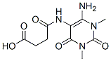 Butanoic  acid,  4-[(6-amino-1,2,3,4-tetrahydro-1,3-dimethyl-2,4-dioxo-5-pyrimidinyl)amino]-4-oxo- Structure