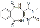 Pyrimido[4,5-c][2,5]benzodiazocine-2,4,6,11(1H,3H)-tetrone,  5,12-dihydro-1,3-dimethyl- 化学構造式