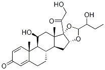 23-ヒドロキシブデソニド 化学構造式