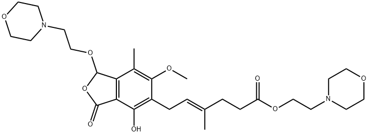 霉酚酸酯杂质B,1094322-91-4,结构式