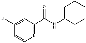 N-Cyclohexyl 4-chloropicolinaMide Struktur