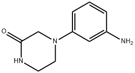 4-(3-Aminophenyl)piperazin-2-one Struktur