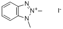 1,2-Dimethyl-1H-benzotriazolium iodide 化学構造式