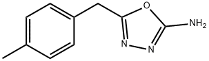 5-(4-Methylbenzyl)-1,3,4-oxadiazol-2-amine Struktur