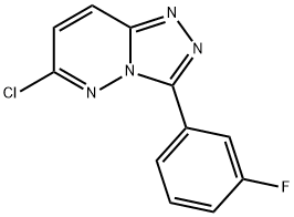 6-Chloro-3-(3-fluorophenyl)[1,2,4]triazolo[4,3-b]pyridazine Struktur