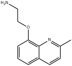 2-[(2-methyl-8-quinolinyl)oxy]ethanamine(SALTDATA: 2.2HCl 0.7H2O) Structure